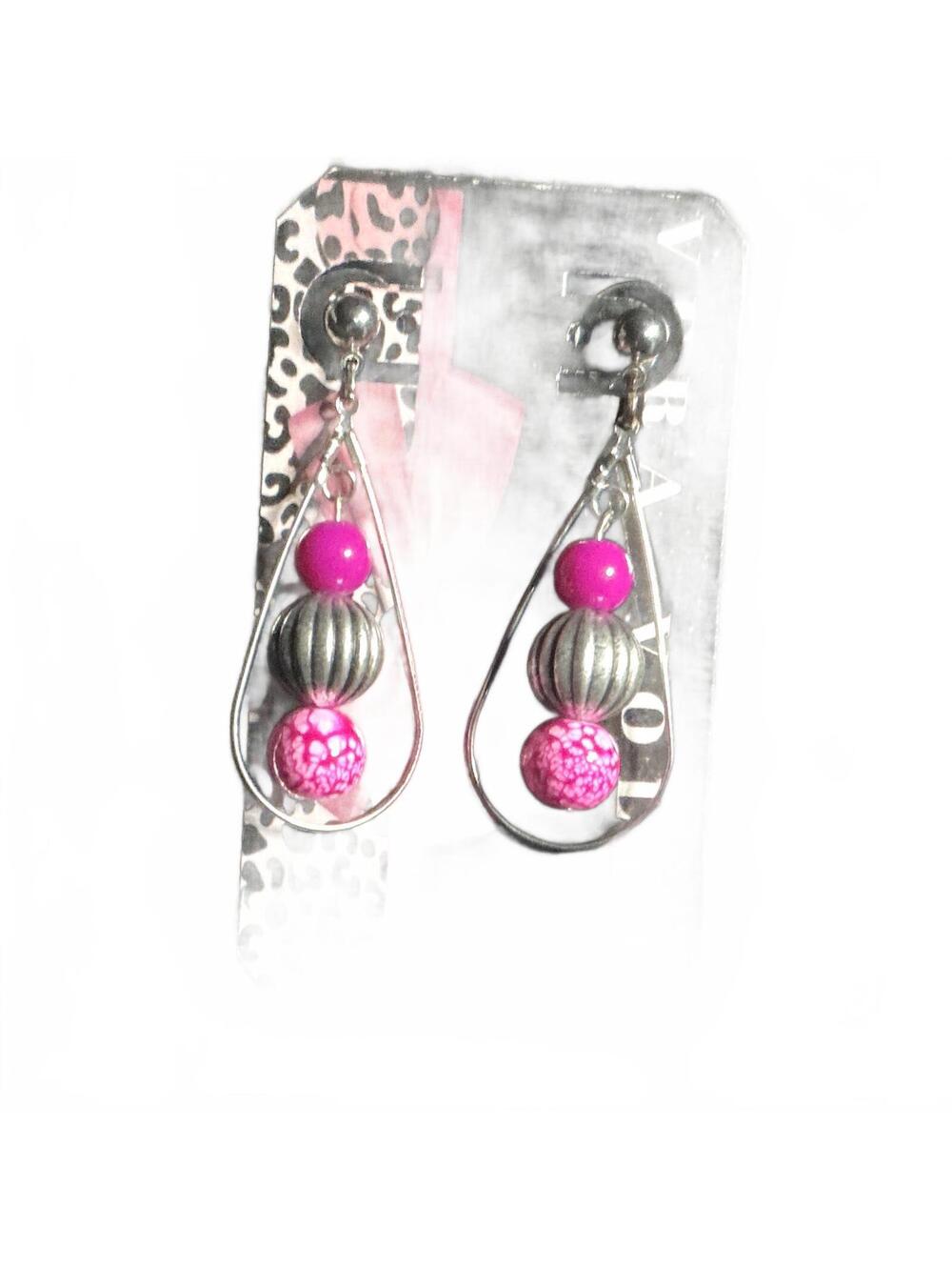 Wrapped Beaded Earrings o466